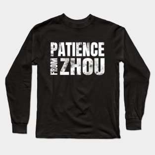 Patience from Zhou (grunge) Long Sleeve T-Shirt